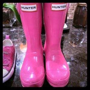 Hunter Starcloud Rain Boot in Arcade Pink